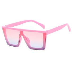 Children's Sunglasses Trendy Boys' and Girls' Fashion Street Photoshoot Large Frame Glasses Boys and Babies Sunglasses UV Protection