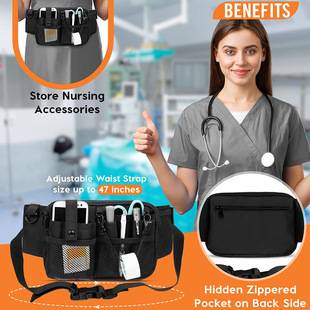 Specialized Waist Bag for Medical Staff, Amazon's Best-Selling Nurse Crossbody Bag, Multifunctional Tool Storage Bag