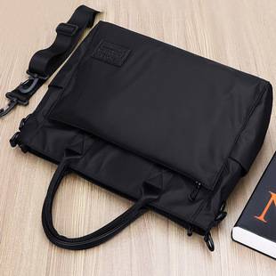 Cross-Border Wholesale Document Bag, Portable Briefcase, Men's Business Bag, Lawyer Office Computer Bag, Horizontal Shoulder Crossbody Bag