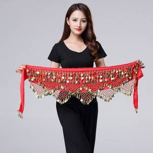 In-Stock Belly Dance Waist Chain Tribal Dance Hip Scarf Indian Dance Performance Belt Waist Belt Stage Performance Practice Accessories