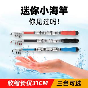 Ultra-Short Sensitive Fishing Rod, Raft Rod, Shore Rod, Dual-Purpose Hand Sea Rod, Soft-Tail Small Lure Casting Rod, Ultra-Light Spinning Rod