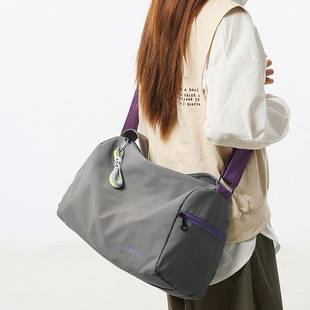 Women's sports crossbody bag, large-capacity waterproof travel bag, couple's dry and wet separation yoga, swimming, and fitness shoulder bag