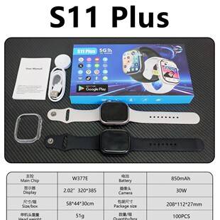 M16 Smart Watch 5g Full Network Sim Google Store App Top Version S11 Plus Cellular Video Communication