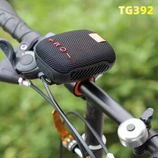 TG392 Cycling Bluetooth Speaker TWS Pairing Fabric Insert Card Radio Speaker Portable Waterproof Bluetooth Speaker