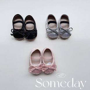 Autumn New Baby Shoes Soft-soled Toddler Shoes Baby Girl Princess Korean-style Single-layer Shoes with Loosen Soft Face