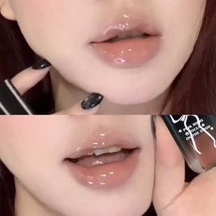 Pure Desire Boiled Water ~ Clear and Natural Glass Lipstick Liquid Whitening Mirror Lip Gloss Moisturizing Water Light Affordable