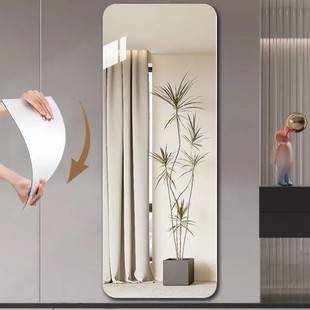 Acrylic Mirror High-Definition Wall-Mounted Self-Adhesive Full-Length Mirror Wardrobe Mirror Home Dormitory No-Drill Full-Length Fitting Mirror