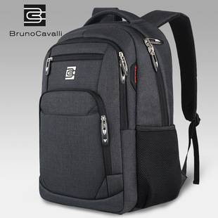 Bc Men's Business Backpack Oxford Cloth Waterproof 16inch Large Capacity Multifunctional Computer Backpack Student School Bag Women