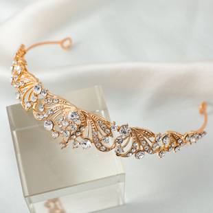 European and American Hot Selling Bridal Crown Tiara for Women Amazon Exclusive for Queen Tiara Princess Birthday Party Wedding Accessories
