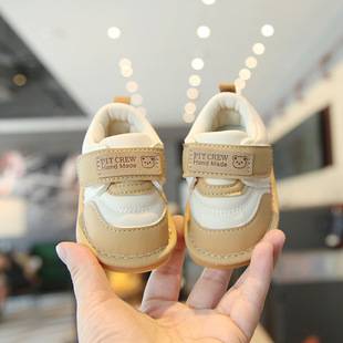 New Spring and Autumn Infant Walking Shoes, Simple and Versatile, Soft Sole, Non-Slip, for 0-1-2 Year Old Boys and Girls, Squeaky Shoes