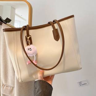 Elegant commuter textured handbag 2023 autumn and winter New versatile Korean style shoulder underarm bag elegant tote bag