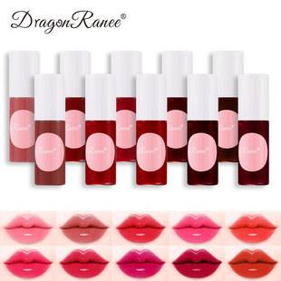 Cross-Border Lip Dye Lip Gloss with Background Color Stacking Moisturizing Lip Glaze Oil Lipstick Base Sample Lip Gloss Lipstick Water