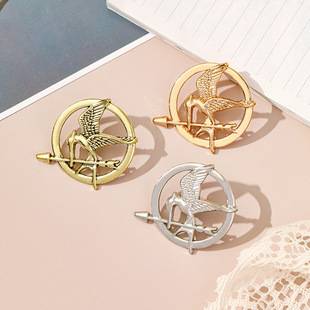 Fashion Hot Selling Hungry Game Mocking Bird Brooch Retro Peripheral Accessories Game Logo Metal Badge Decoration