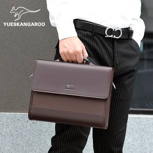 Mike Kangaroo Men's Bag Handbag Business Briefcase Business Travel Office Backpack Stereotype Large Capacity Shoulder Bag
