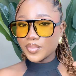 Single-Bridge Sunglasses for Women, Uv Protection, Trendy Personality Sunglasses, European and American Style Uv Protection Sunglasses, Stylish Design