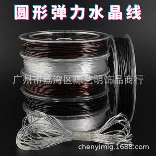 Flat box elastic silk line crystal elastic line round beaded elastic line pull fastness high quality line wholesale
