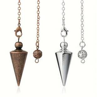 European and American Cross-Border Popular Accessories Alloy Conical Gyro Gravity Jewelry Concentrated Pendulum Pendant Amazon Hot Sale