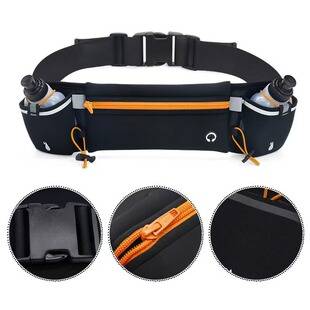 Cross-Border Hot-Selling Multifunctional Water Bottle Backpack Waist Bag Sports Fitness Belt Close-Fitting Waterproof Running Phone Outdoor
