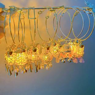 Palace Lantern Luminous Bracelet, Ancient Style Bracelet, Hanfu Accessories, Hand Ring Pendant, High-End Hair Accessories, Headwear, Jewelry, Bracelet