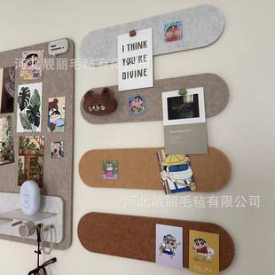 Instagram photo wall felt board self-adhesive for storing polaroids, keys, and jewelry, suitable for shop, bedroom, wall, and desktop decoration