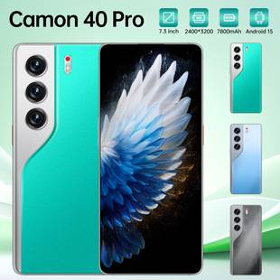 New Model Camon40 Pro Cross-Border Mobile Phone 16+1t Android 7.3inch Large Screen Foreign Trade Mobile Phone Manufacturer Tk Dropshipping