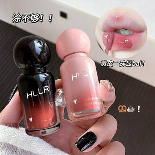 Hllr Radiant Glossy Lip Glaze Moisturizes Plump Lips, Is Not Easy to Fade or Transfer, Is Suitable for Students, Mirror-Like Lip Gloss