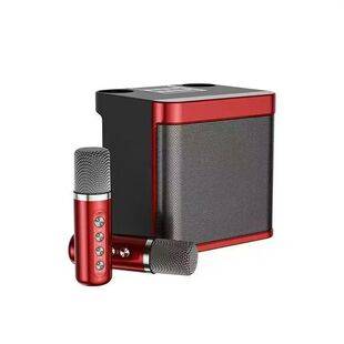 Cross-border YS203K speaker wireless Bluetooth sound card microphone all-in-one machine for home and outdoor KTV audio