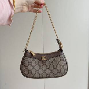 Factory Direct Sales Foreign Trade New Model Ophidia Classic Monogram Mahjong Mini Underarm Bag Single Shoulder Handbag for Women