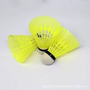 Nylon-resistant badminton 6 12 nylon ball plastic ball students indoor and outdoor training badminton