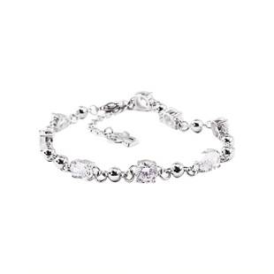 Hip-Hop Trendy Stk Bracelet Super Flash Men's and Women's Zircon Accessible Luxury Diamond Bracelet Niche Couple High-End Accessible Luxury Bracelet