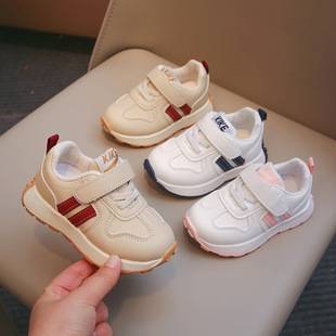 Children's Sports Shoes 2025 Spring & Fall New Boys' Running Shoes Korean Style Girls' White Shoes Baby Kidsren's Shoes 1-6 Years Old