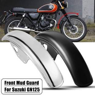 Motorcycle Accessories Mudguard Modified Accessories Stainless Steel GN Front Mudguard Retro Front Mudtile Mudguard