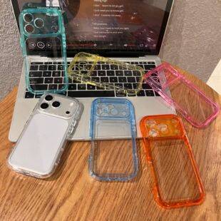 Puff acrylic case suitable for iPhone 18 PRO, with rounded edges, precise holes, transparent color, anti-drop protective cover for Apple 17