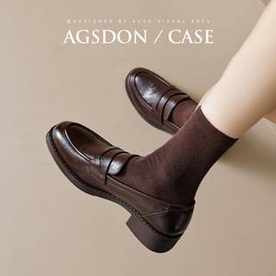 Soft Sheepskin~Simple British Style Retro Loafers, New Soft-Soled Commuter Leather Shoes for Autumn and Winter 2026, Versatile