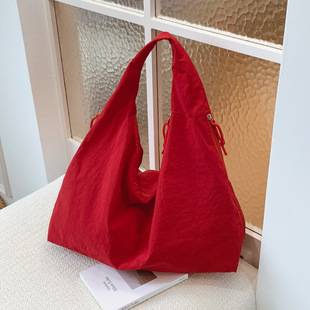 Cross-border fashion simple tote bag for women, large-capacity casual trendy shoulder bag, Korean-style relaxed handbag