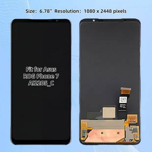 Suitable for Asus Rog Phone 7 Mobile Phone Screen Assembly Touch Screen Repair Oled Lcd Screen