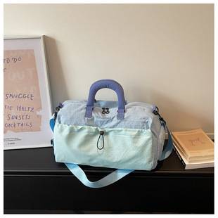 Cross-Border Travel Bag, Large-Capacity Short-Distance Luggage Bag, Fashionable Sports Fitness Yoga Bag, Independent Shoe Compartment, Swimming Bag