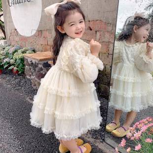 Girl's Lolita Princess Dress New Spring and Autumn Dress Little Girl's Birthday dress Children's Baby Girl Dress Stylish