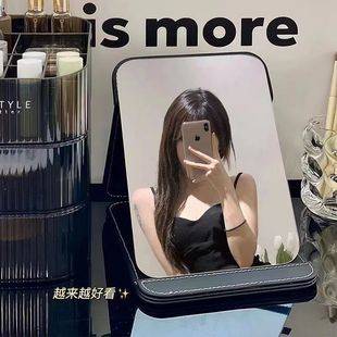 Folding Small Mirror Makeup Mirror Student Dormitory Men's Dressing Mirror Desktop Household Portable