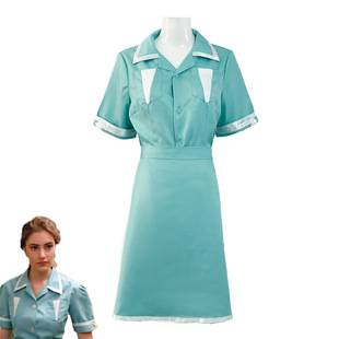 "Double-Peak Town" Cosplay Female Waiter Role-Playing Dress Halloween Costume Film and Television Cos Clothing