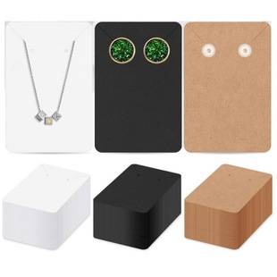 Wholesale 6*9 Blank Jewelry Card Kraft Paper Earrings Earrings Necklace Packaging Card Display Universal Jewelry Box