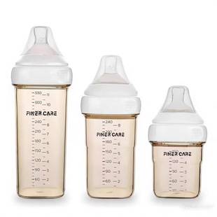 Wide-Caliber Baby Bottle, Anti-Colic Bottle for Newborns, Imitation Breast Milk Nipple, Square Baby Bottle for Newborns, Anti-Fall