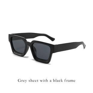 Classic Thick Box Sunglasses Men's Driving UV-resistant Advanced Sense Full Frame Sunglasses Street Photoshoot All-match Sunglasses