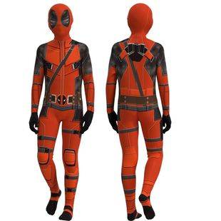 Spider Hero cosplay Costume Child Deadpool Leotard cosplay Halloween Costume Child Adult