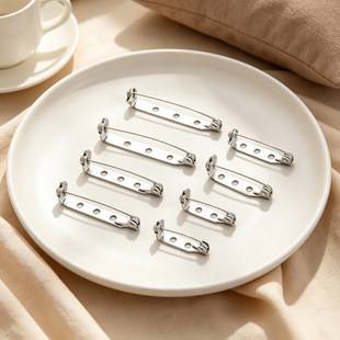 Metal Pin Insurance Needle Safety Buckle Brooch Accessories Accessories Bowknot Simple Brooch Anti-running Light Buckle Needle