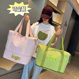 Cross-Border Sports and Fitness Bags, Large-Capacity Travel Bags, Dry and Wet Separation Yoga Bags, Swimming Bags, Short-Distance Leisure Luggage Bags