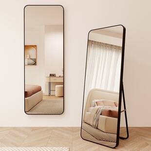 Floor-standing mirror, home wall-mounted dressing mirror, bedroom makeup wall-mounted full-length mirror, dormitory 3D fitting mirror