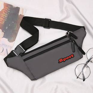 Construction Site Work Waist Bag 2021 Oxford Cloth Casual Waist Bag Thin Close-Fitting Running Sports Mobile Phone Bag for Men and Women