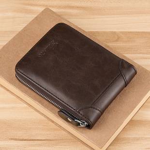Cross-Border Supply 2026 New Model Men's Short Casual Fashion Wallet Aliexpress Horizontal Square Small Bag Wholesale