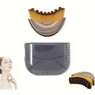 Lymphatic Contour Face Massage Brush Eye and Neck Care Brush Ergonomic Lymphaticcontourface Cross-Border